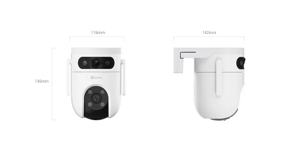 Camara Wifi 6+4G Ezviz H9c Dual (5+5MP) 3K