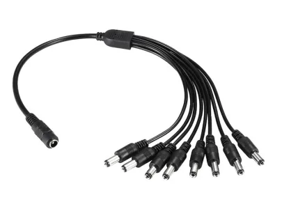 Cable splitter de poder NRG+ 1 a 8 ideal CCTV