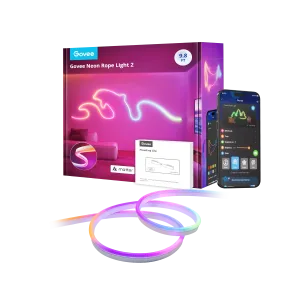 TIRA LED INTELIGENTE GOVEE NEON ROPE LIGHT 2 RGBIC WHITE - 3 METROS