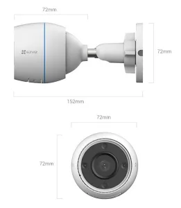 Camara Wifi Ezviz CS-H3C Full HD